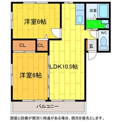 イノセントコーポの物件間取画像